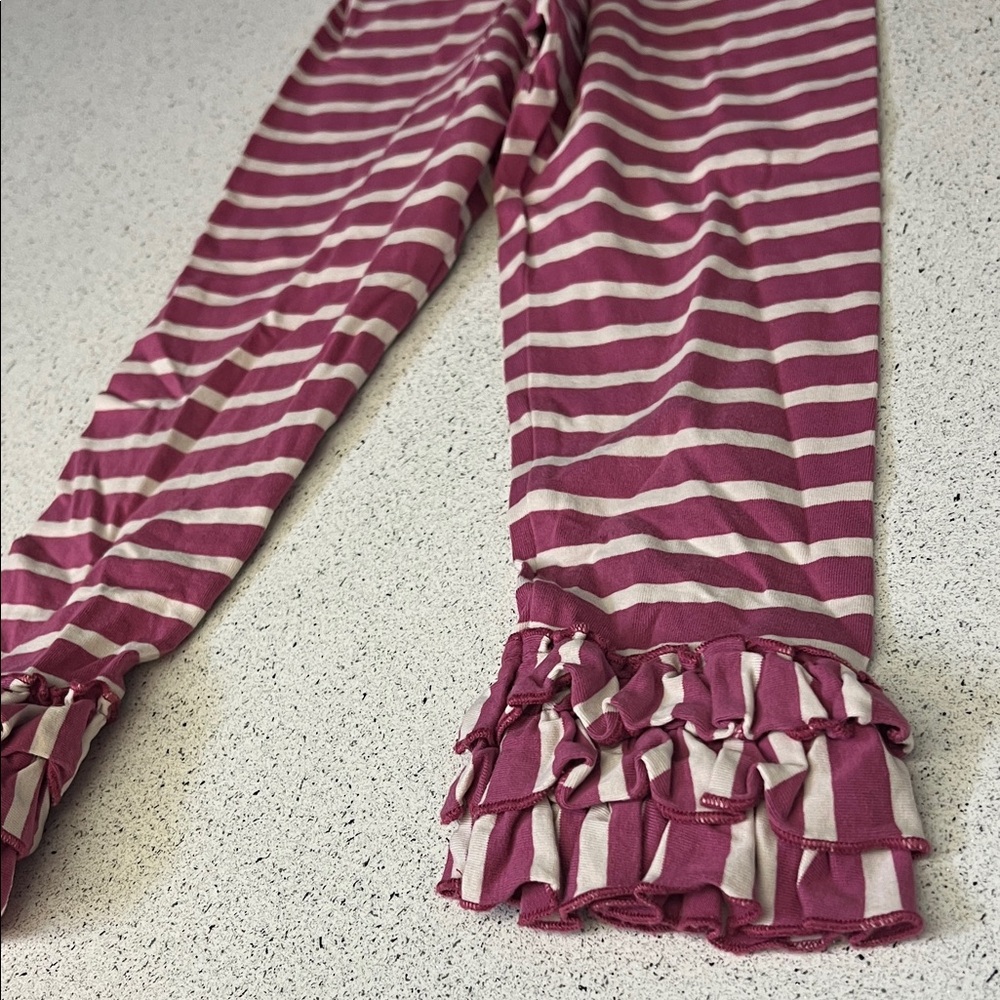Matilda Jane Striped Ruffle Leggings - Picture 2 of 4